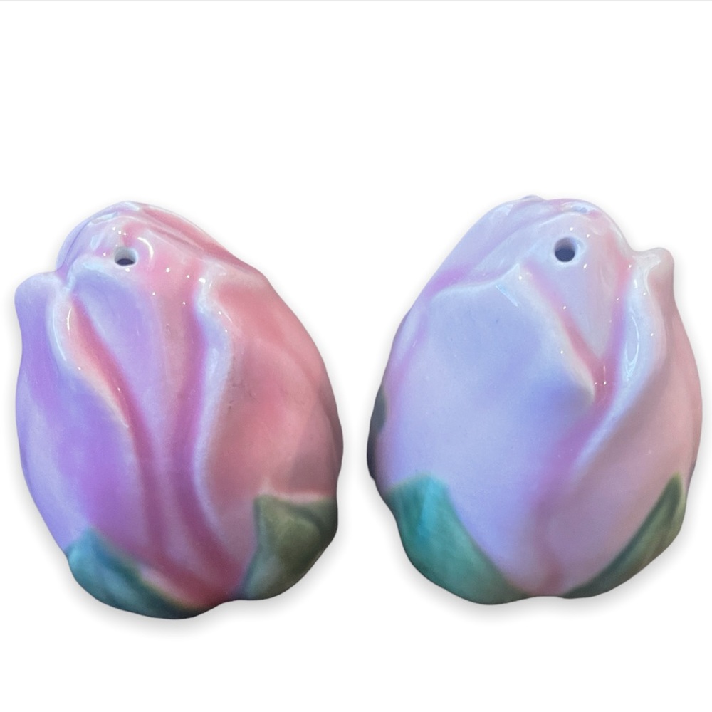 VINTAGE FRANCISCAN Desert Rose salt & pepper shakers